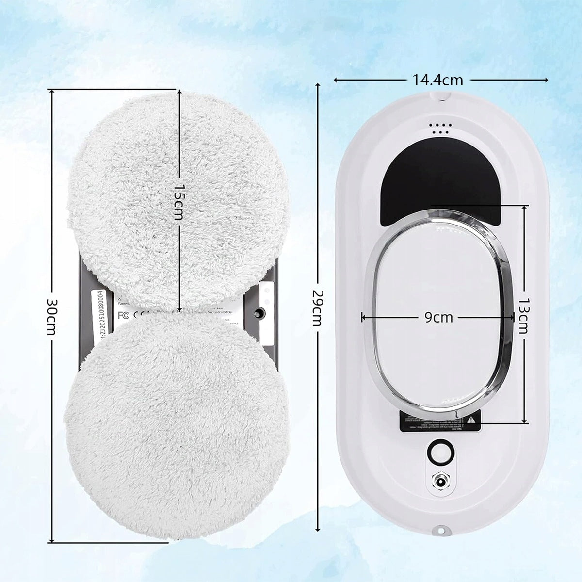 WINDOW ROBOT MIRROR WINDOW CLEANER Smart Window Washer SET Packaging status original