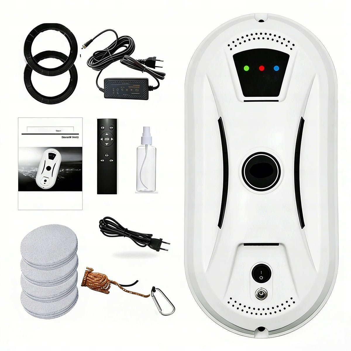 WINDOW ROBOT MIRROR WINDOW CLEANER Smart Window Washer SET