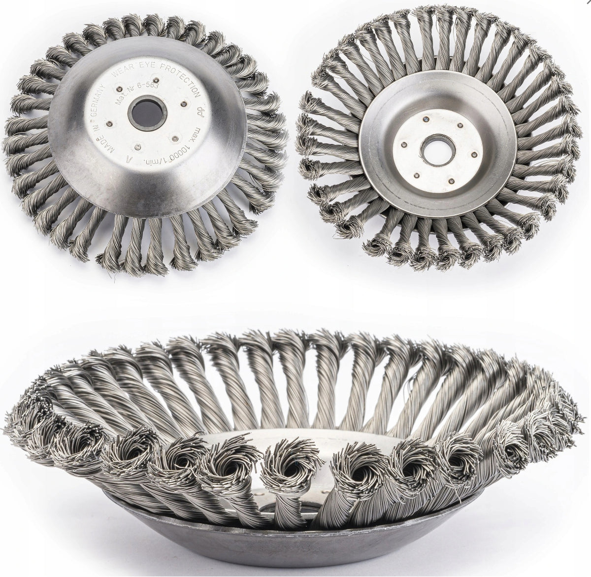 WIRE DISC WIRE BRUSH FOR WEED SCYTHE