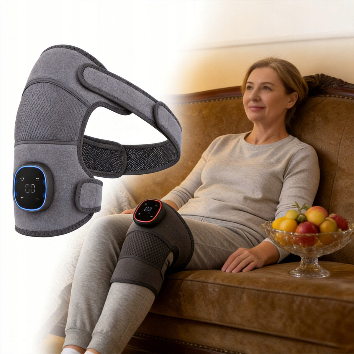 WIRELESS ARM KNEE MASSAGER ADJUSTABLE 3 MASSAGE MODES Packaging status original