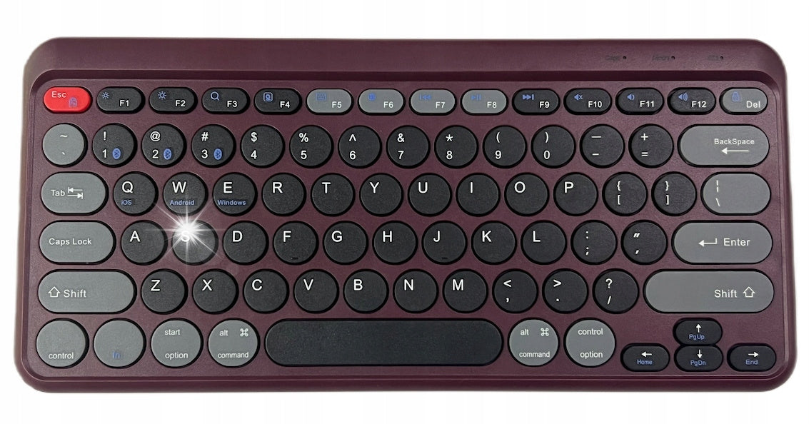 WIRELESS BLUETOOTH KEYBOARD MAC WINDOWS iOS COLORS