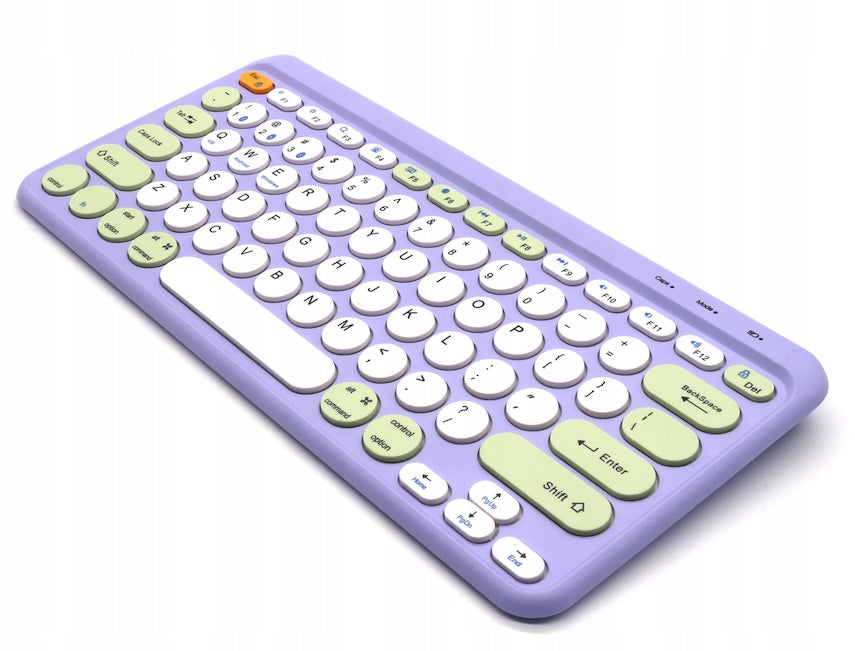 WIRELESS BLUETOOTH KEYBOARD MAC WINDOWS iOS PURPLE
