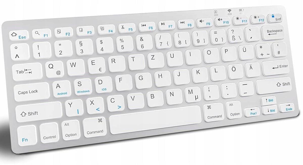 WIRELESS BLUETOOTH KEYBOARD ULTRA SLIM QWERTZ