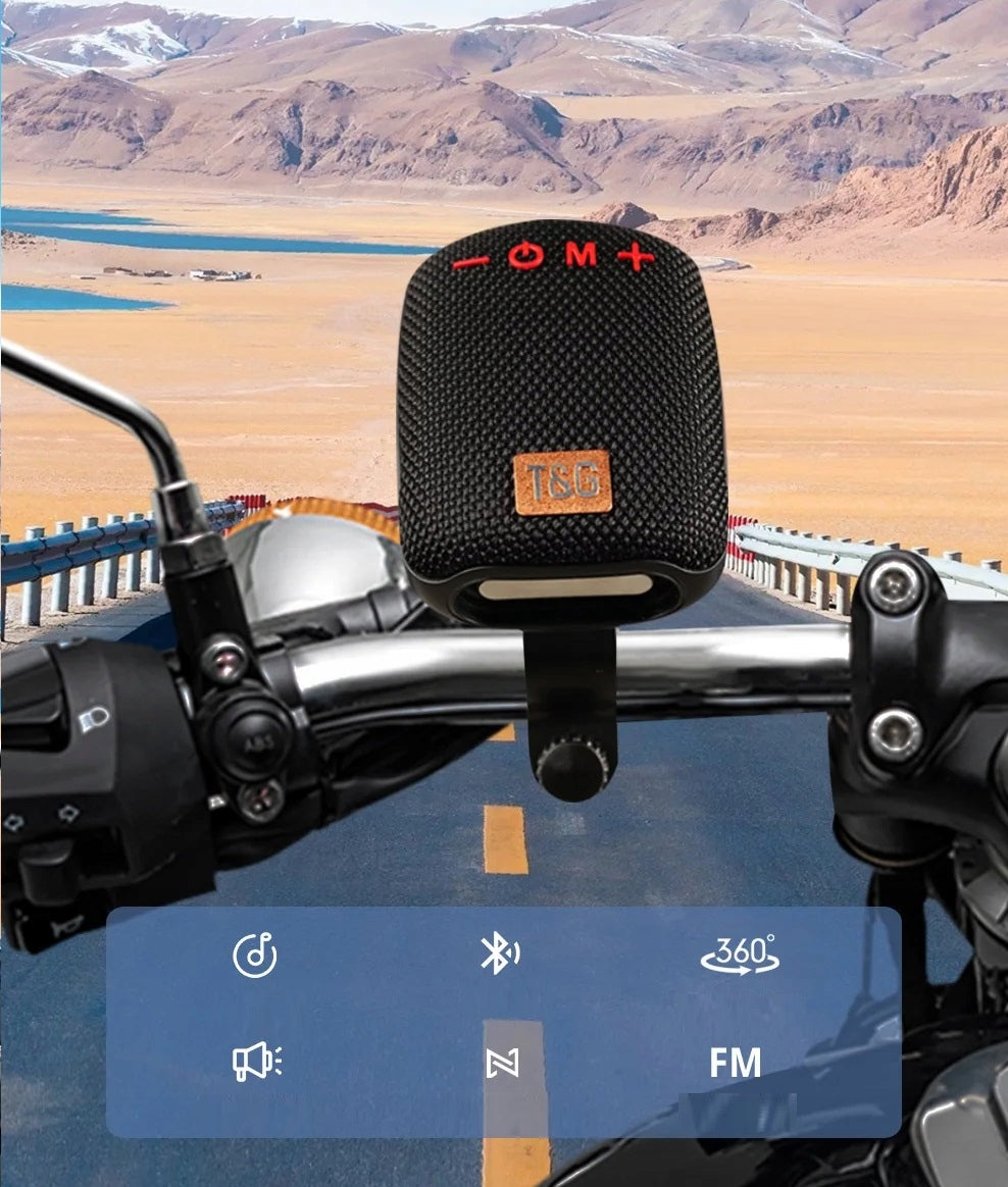 WIRELESS BLUETOOTH SPEAKER WITH BIKE HOLDER SCOOTER STROLLER RADIO Packaging status original