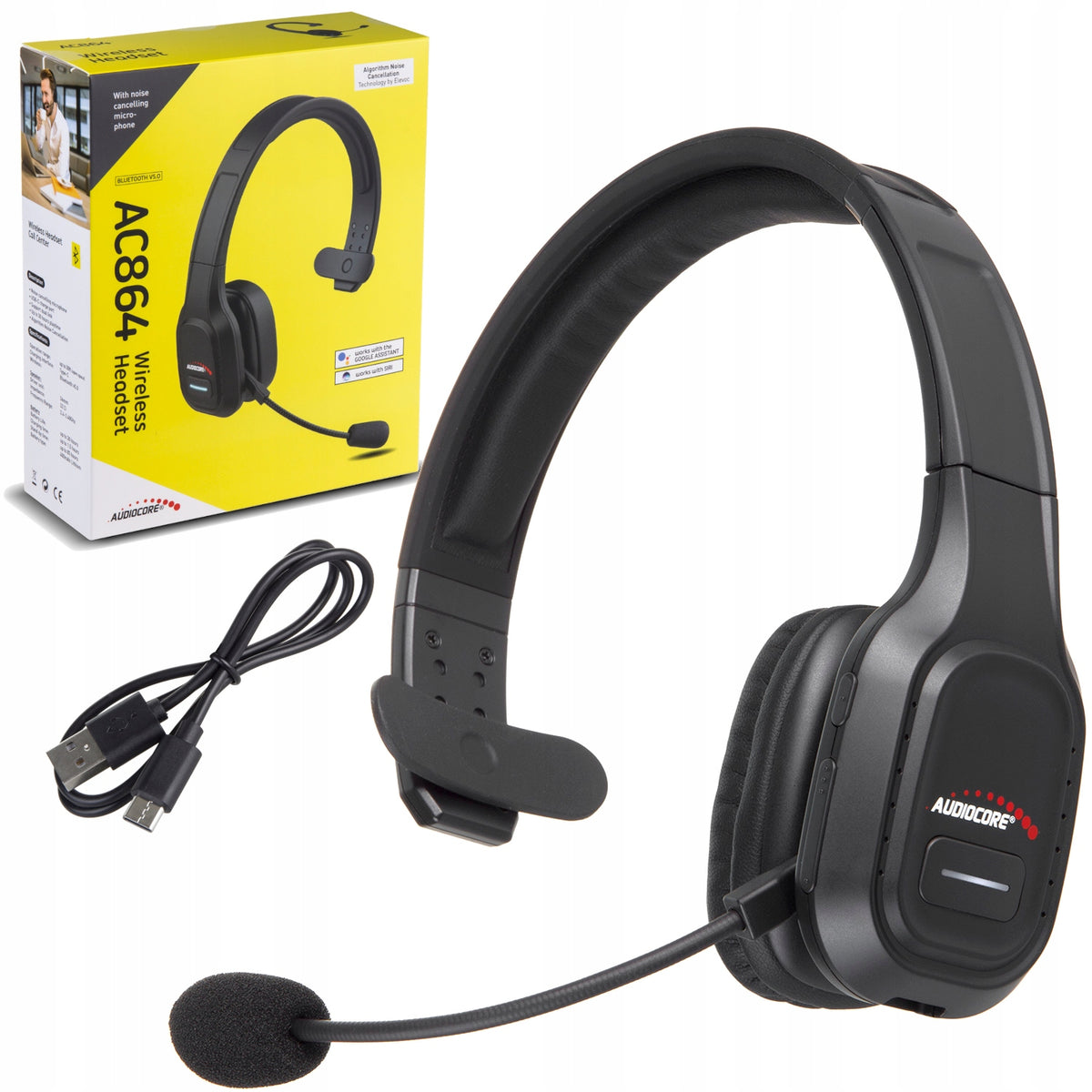 WIRELESS CALL CENTER HEADPHONES BYDGOSZCZ