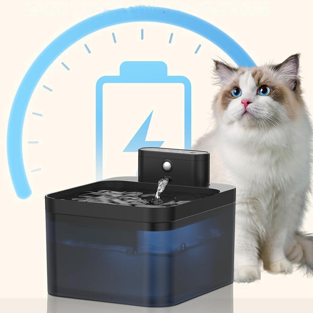 WIRELESS CAT FOUNTAIN 2 2L LED 5 WATER MODES MOTION SENSOR Manufacturer code 8796780980