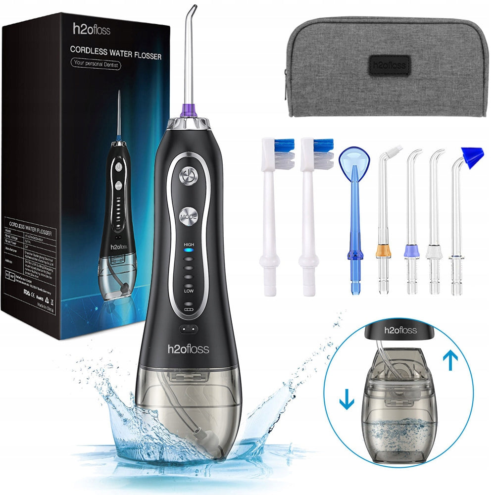 WIRELESS DENTAL IRRIGATOR 5 MODES SET OF 5 TIPS