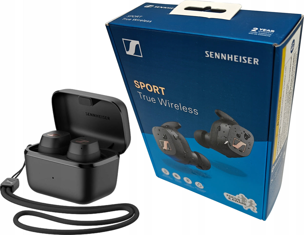 WIRELESS HEADPHONES SENNHEISER SPORT TRUE WIRELESS IN-EAR BLACK
