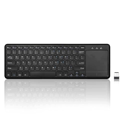 WIRELESS KEYBOARD 2.4GHZ TOUCHPAD FOR TV LAPTOP FOR HOME Manufacturer no brand