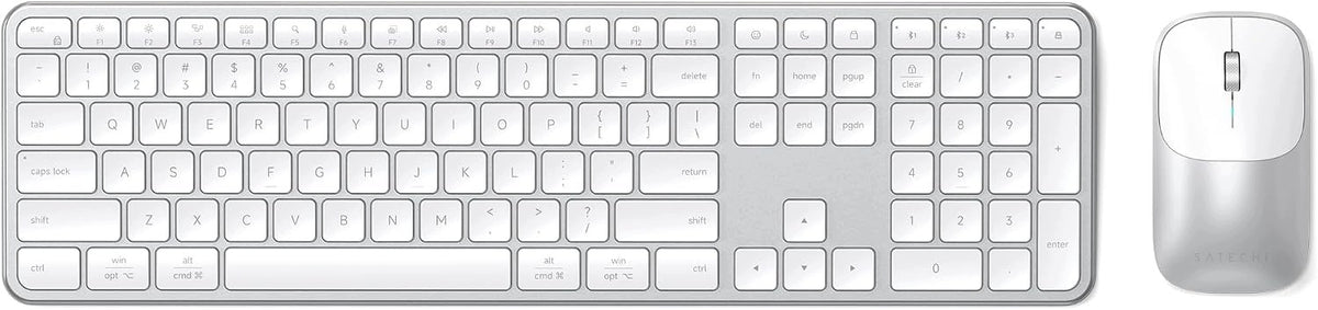 WIRELESS KEYBOARD SET + USB-C ALUMINUM BLUETOOTH MOUSE