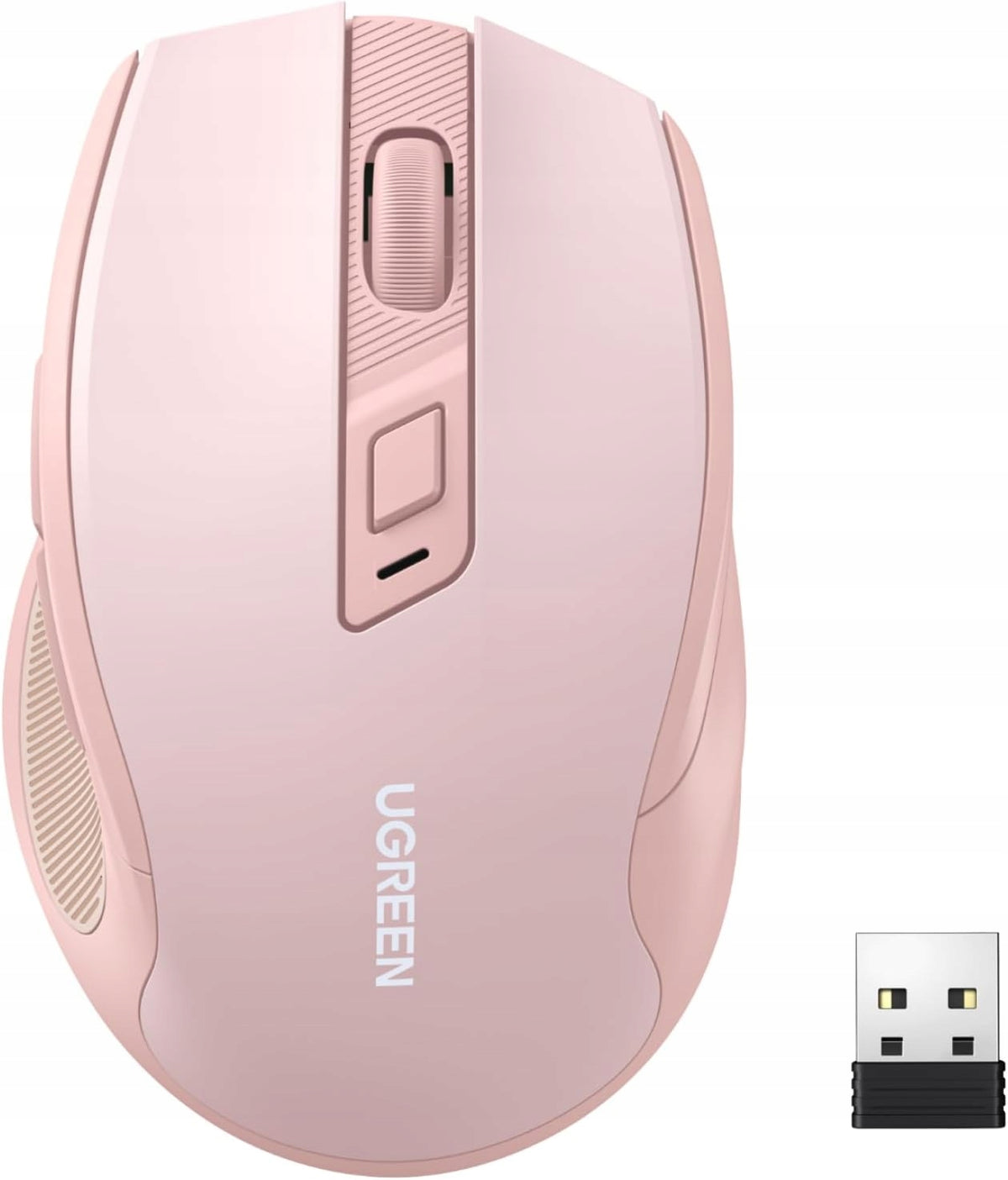 WIRELESS MOUSE 2.4G 4000 DPI ERGONOMIC QUIET PINK