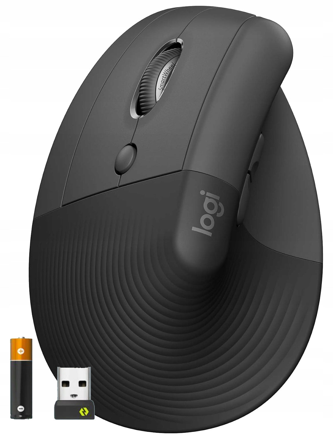 WIRELESS MOUSE LOGITECH LIFT LEFT GRAPHITE ERGONOMIC MOUSE 4000DPI