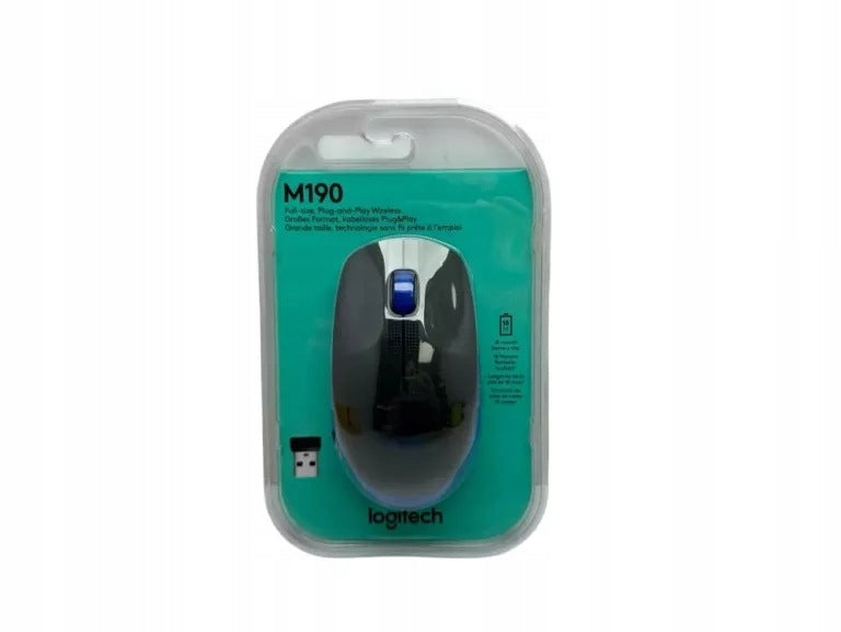 WIRELESS MOUSE LOGITECH M190 BLUE Manufacturer Logitech