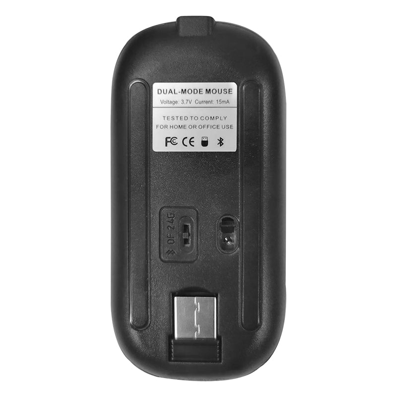 WIRELESS MOUSE RGB BLUETOOTH 2.4 GHZ 1600 DPI BLACK Packaging status original