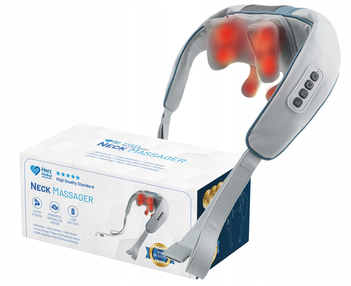 WIRELESS Massager for Back Shoulder Neck for Herz BATTERY