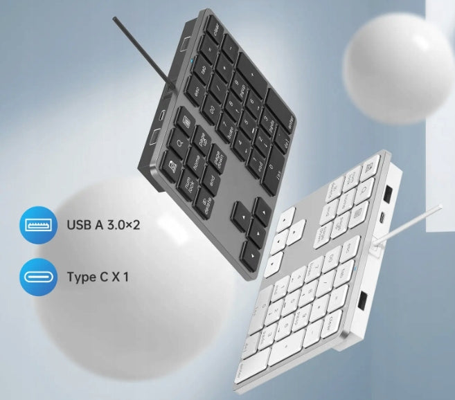 WIRELESS NUMERIC KEYBOARD BLUETOOTH HUB FOR LAPTOPS Manufacturer code K1003-HUB