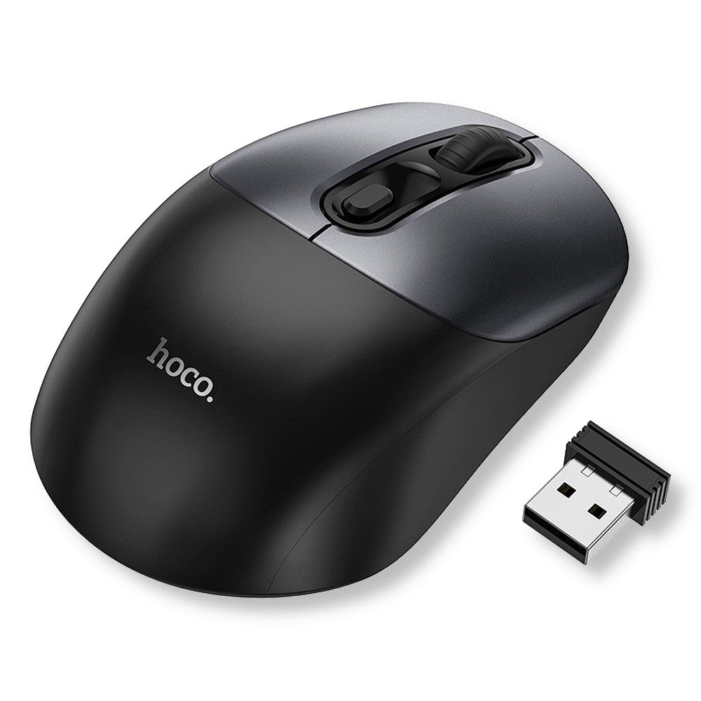 WIRELESS OFFICE MOUSE 1600 DPI QUIET OFFICE MOUSE BLACK OPTICAL