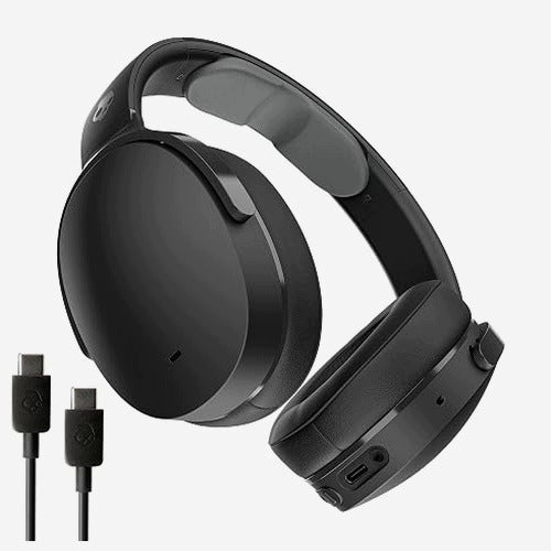 WIRELESS ON-EAR HEADPHONES ANC NOISE CANCELLING 22H BATTERY FOR HOME