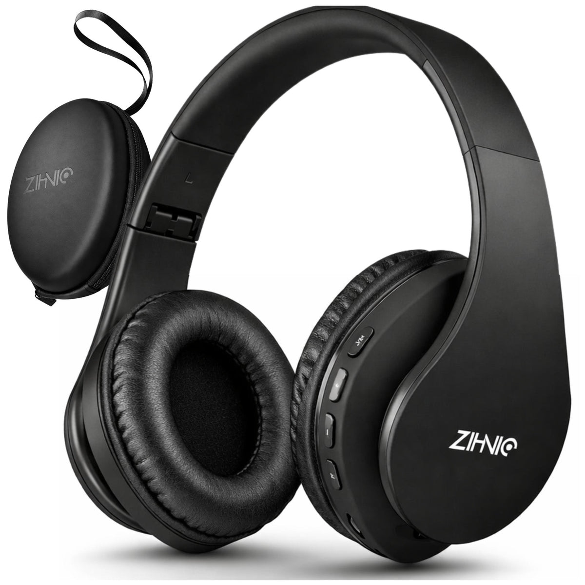 WIRELESS ON-EAR HEADPHONES WITH BLUETOOTH 5.0 STEREO BASS