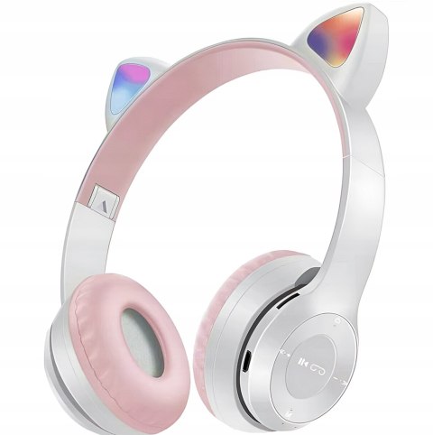 WIRELESS ON-EAR HEADPHONES WITH BLUETOOTH EARS CAT EARS FOR BABY