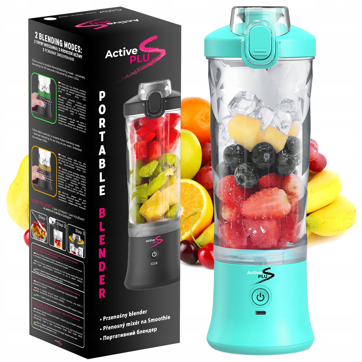 WIRELESS PORTABLE TRAVEL BLENDER 600ML