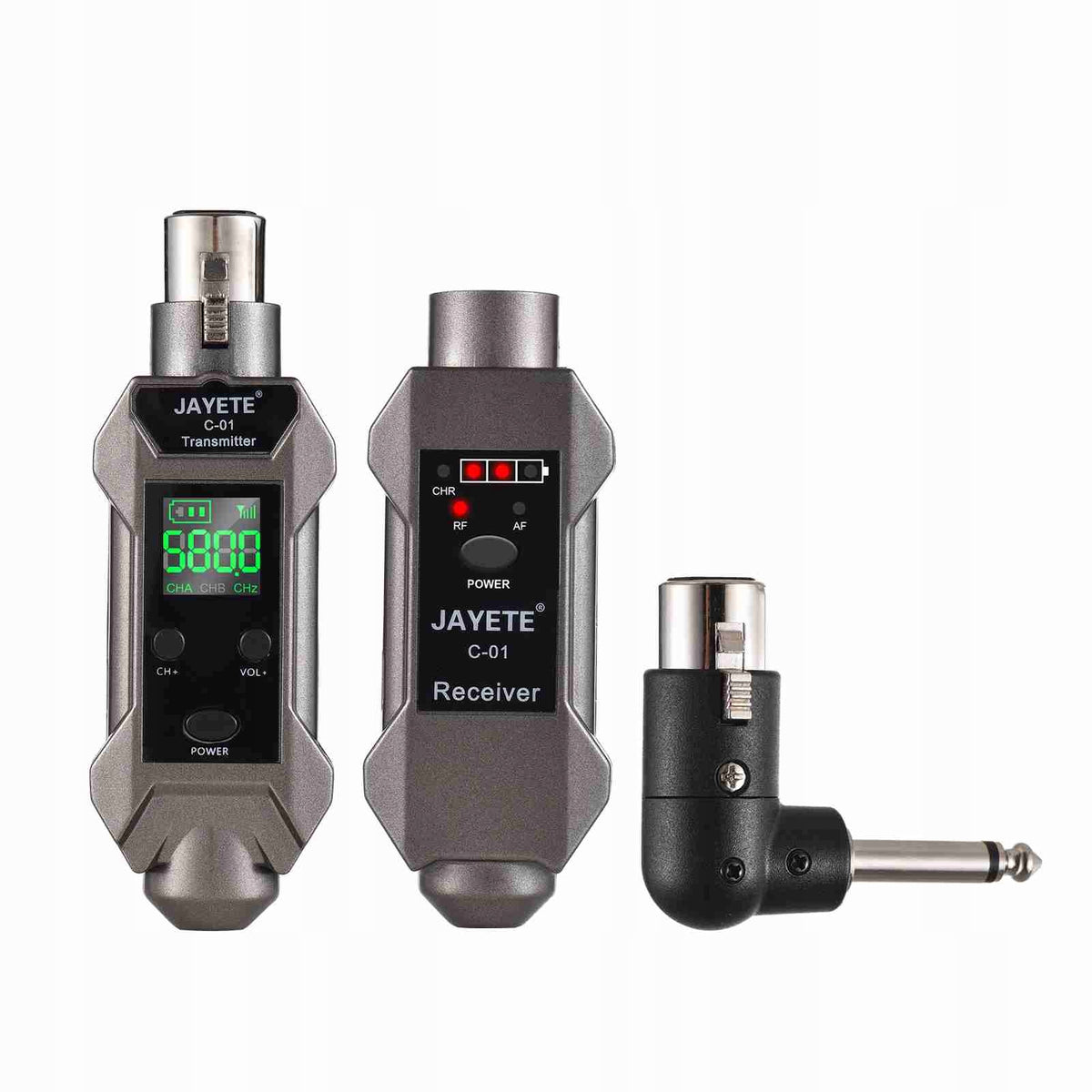 WIRELESS SYSTEM WIRELESS TRANSMITTER AND RECEIVER XLR TO CAPACITOR