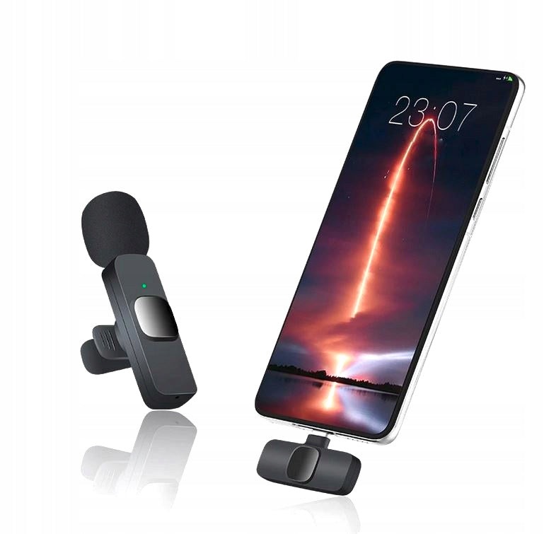 WIRELESS TIE MICROPHONE CLIP-ON USBC