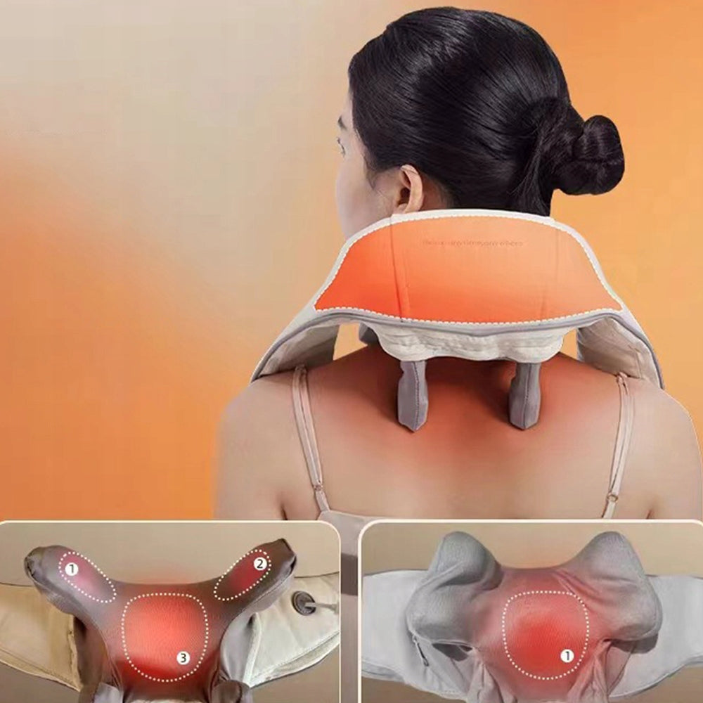 WIRELESS WARM NECK Massager Back Arms For BATTERY Packaging status original