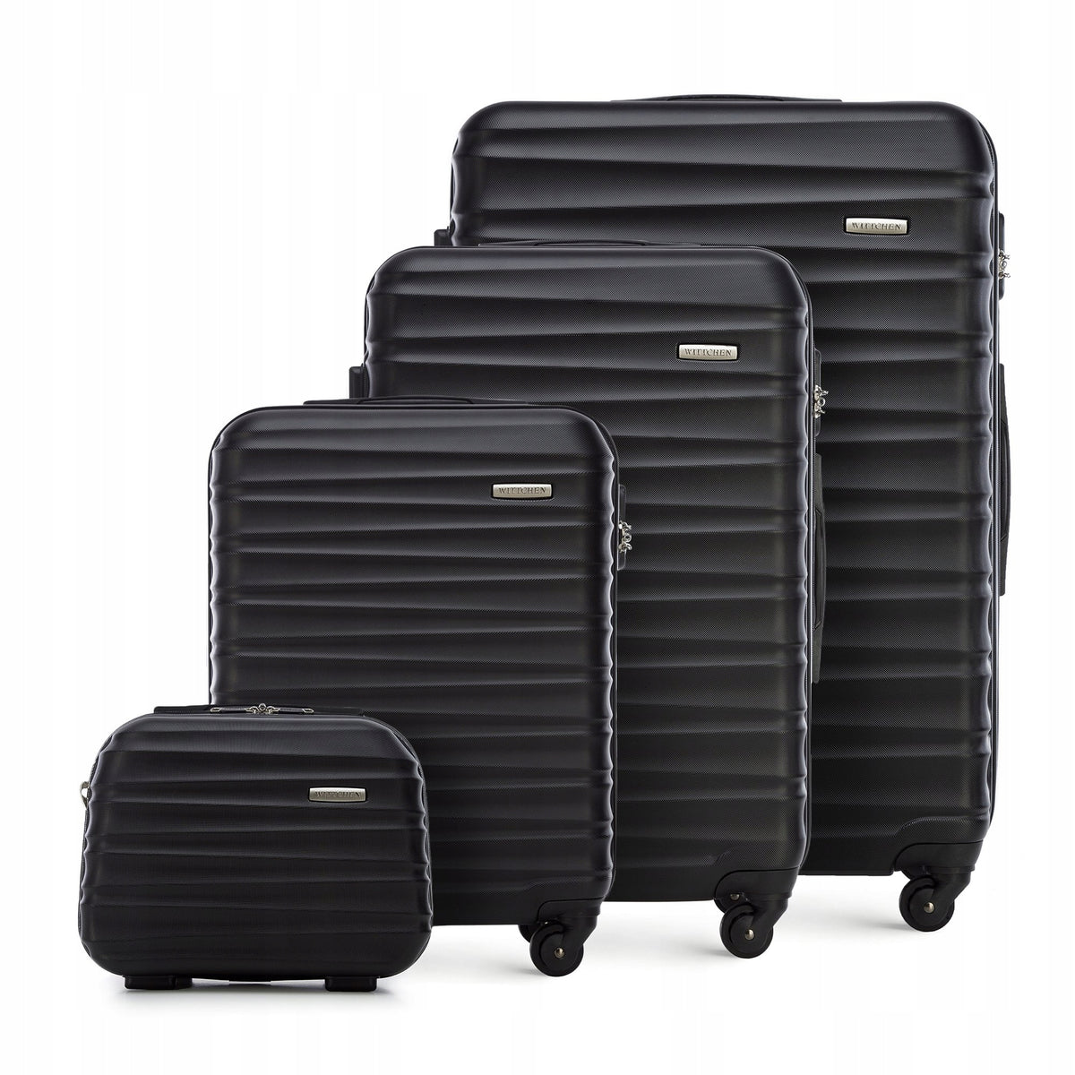WITTCHEN Set of ABS suitcases with ribbed