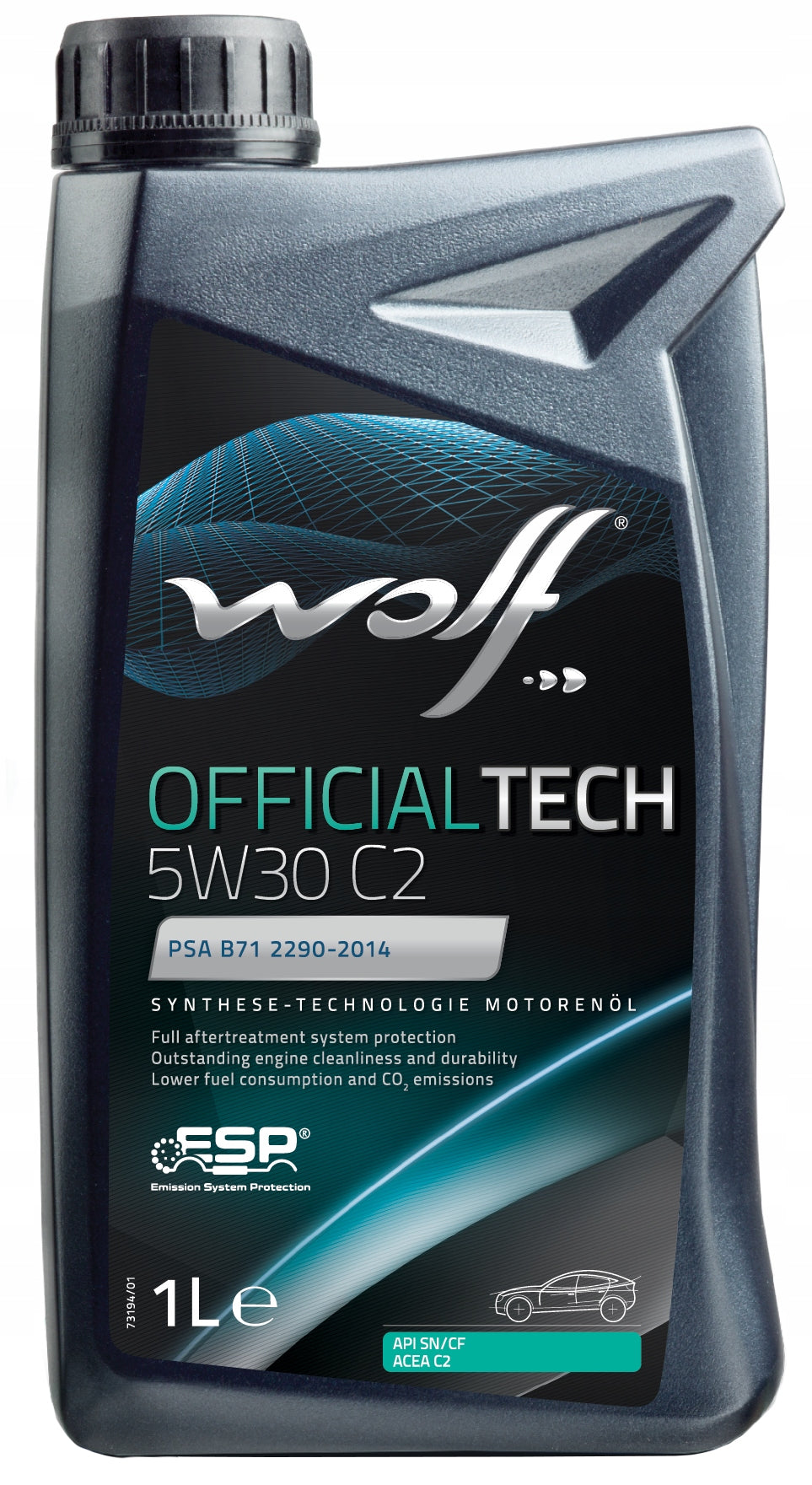 WOLF OFFICIALTECH 5W30 C2 - 1 Liter