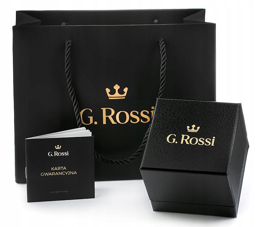 WOMEN'S WATCH G. ROSSI ALICIA gold BOX +ENGRAVING Brand G. Rossi