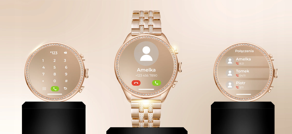 WOMEN'S WATCH SMARTWATCH GOLD FOR GIRL TALK NOTIFICATIONS SPORT Model other