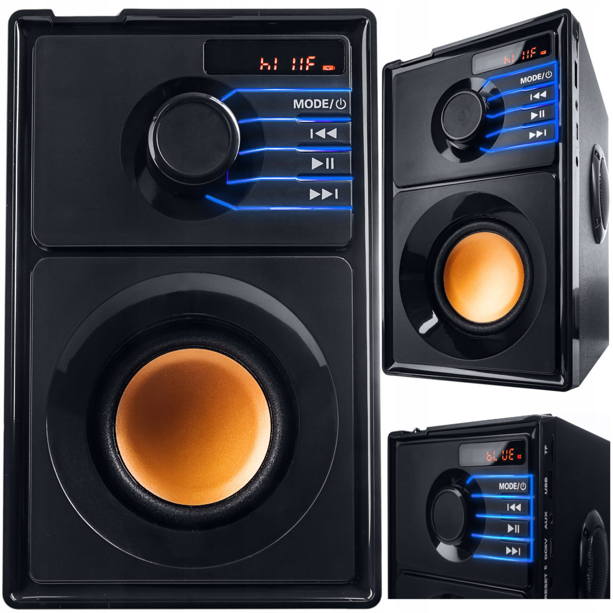 WOODEN PORTABLE RADIO WITH BLUETOOTH SPEAKER MP3