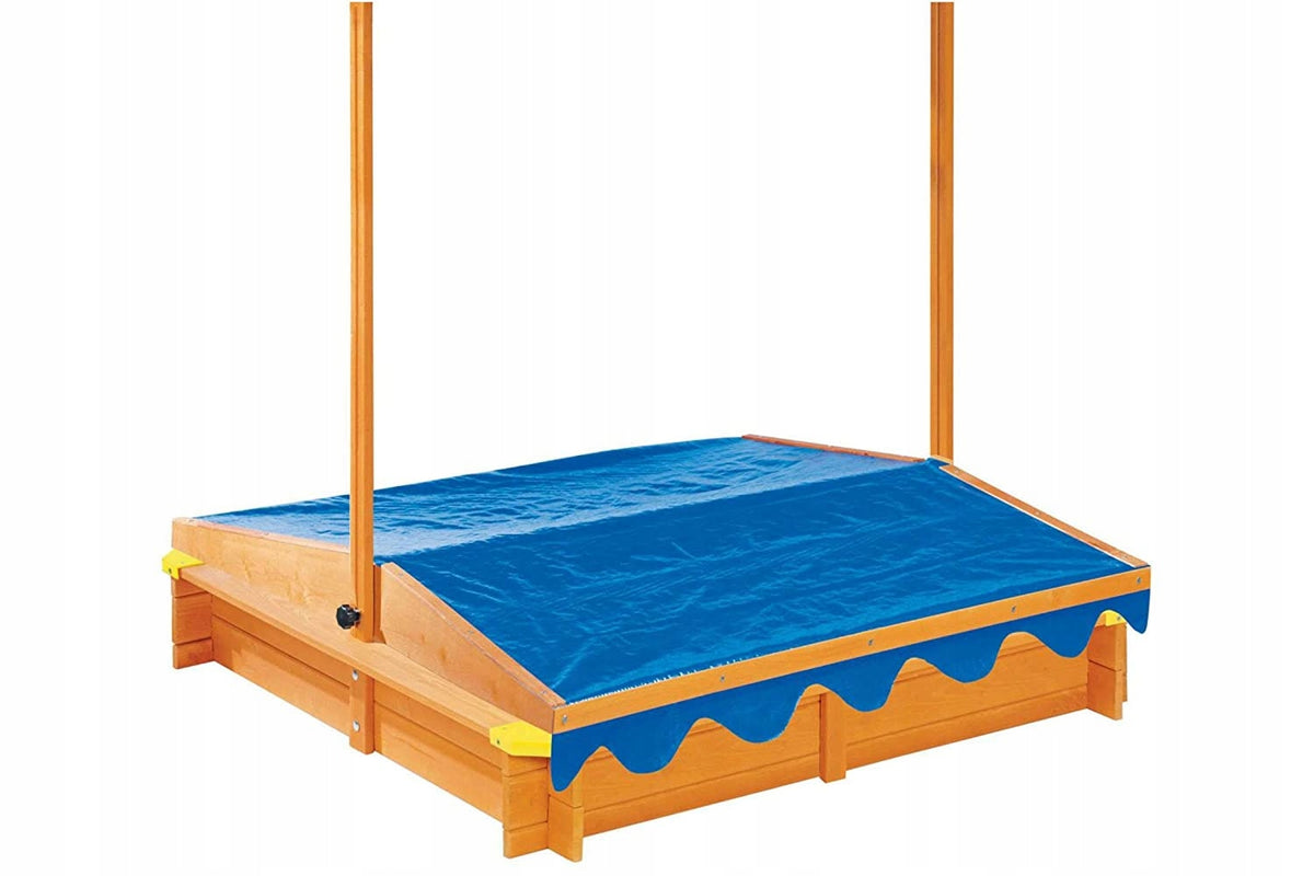 WOODEN SANDBOX CLOSED PLAYTIVE closed with VISOR 118x118x118 Manufacturer code PLAYTIVE