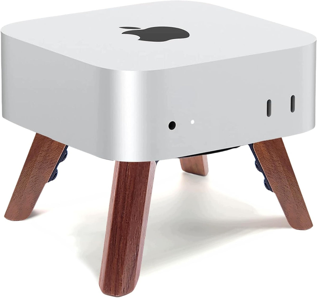 WOODEN STAND FOR MAC MINI M4 AND M4 PRO 2024 WITH VENTILATION