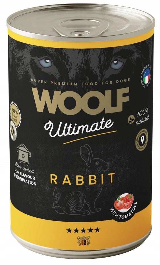 WOOLF ULTIMATE DOG - RABBIT WITH TOMATO 400g