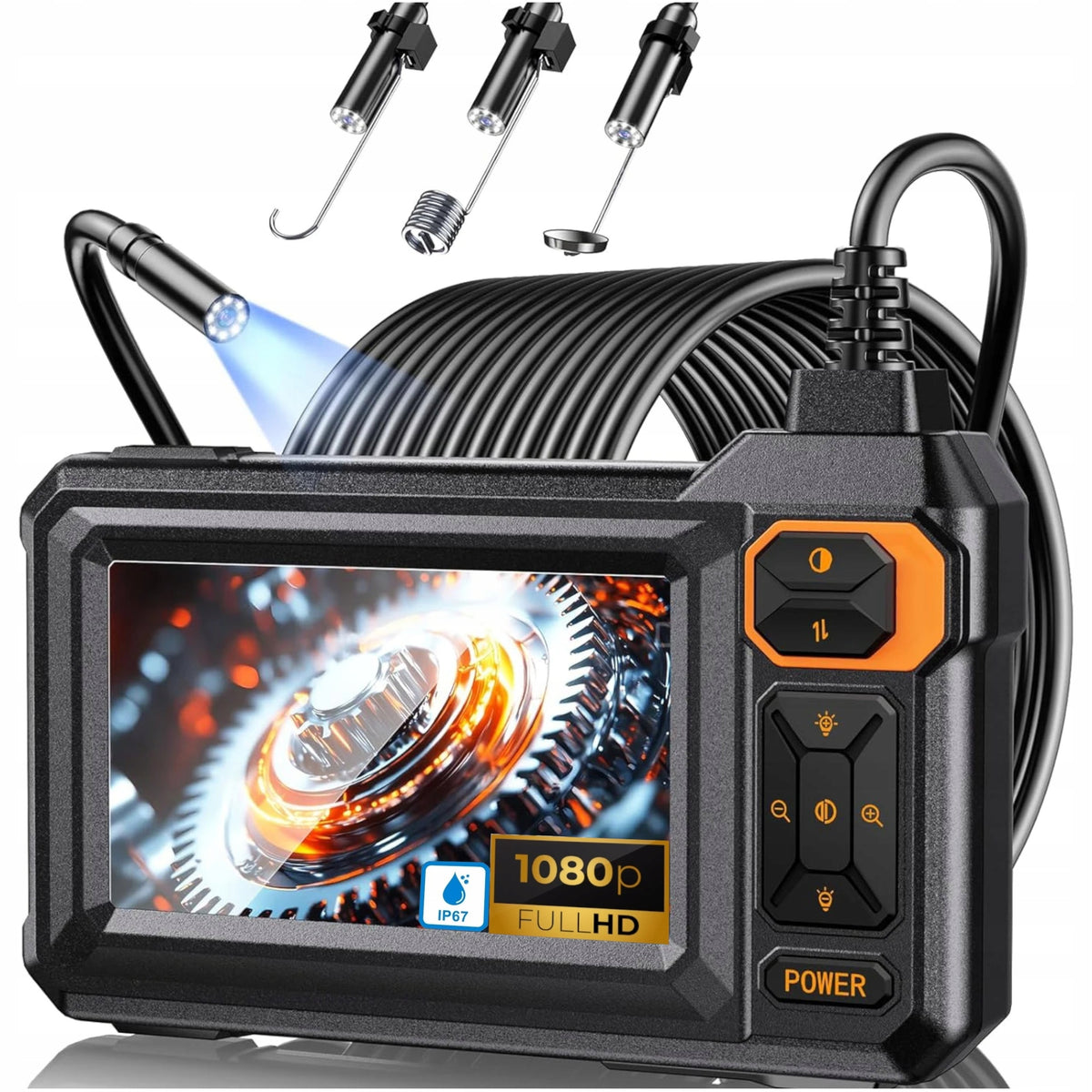 WORKSHOP INSPECTION CAMERA ENDOSCOPE 5m WIRELESS INDUSTRIAL SET
