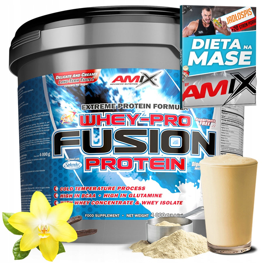 WPC PROTEIN 4 KG Large Pack Amix Fusion Whey Protein - Protein Conditioner