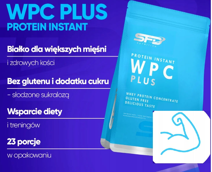 WPC PROTEIN PLUS Muscles, Strength, Gluten Free Packaging status original