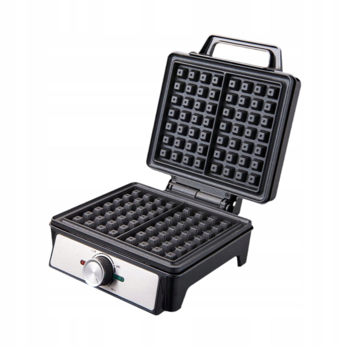 Waffle Machine Space Saving Compact with Indicator Lights Waffle Iron