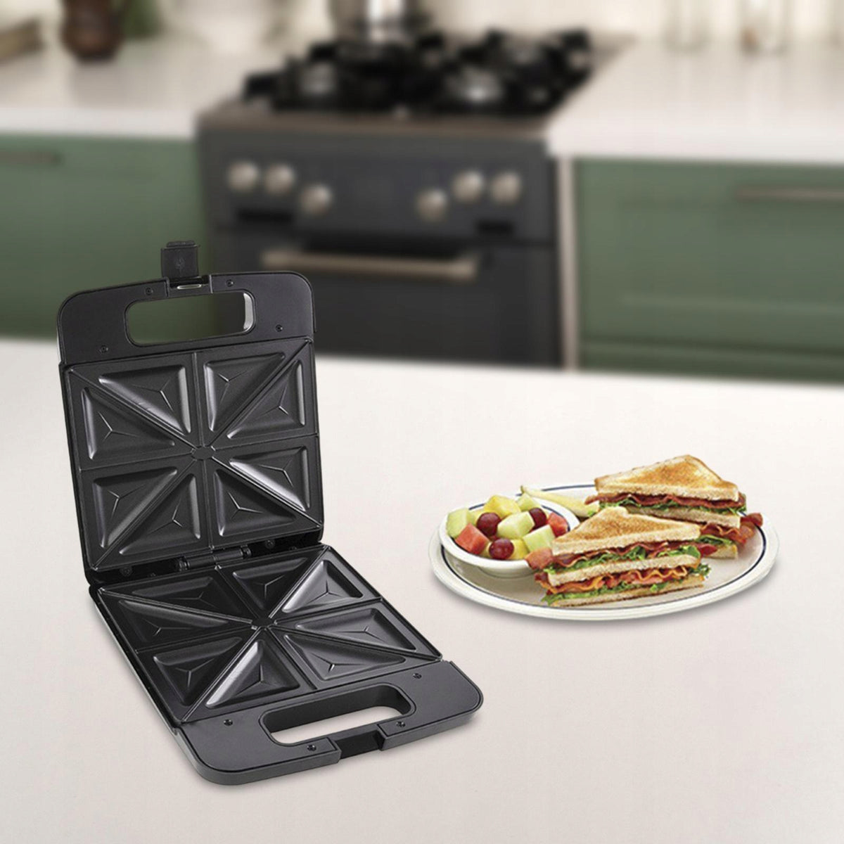 Waffle Maker Triangle Waffle Maker Sandwich Machine Portable Toastie Maker