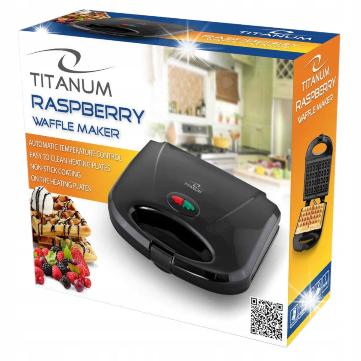 Waffle Maker Waffles Solid Durable Esperanza 1000W