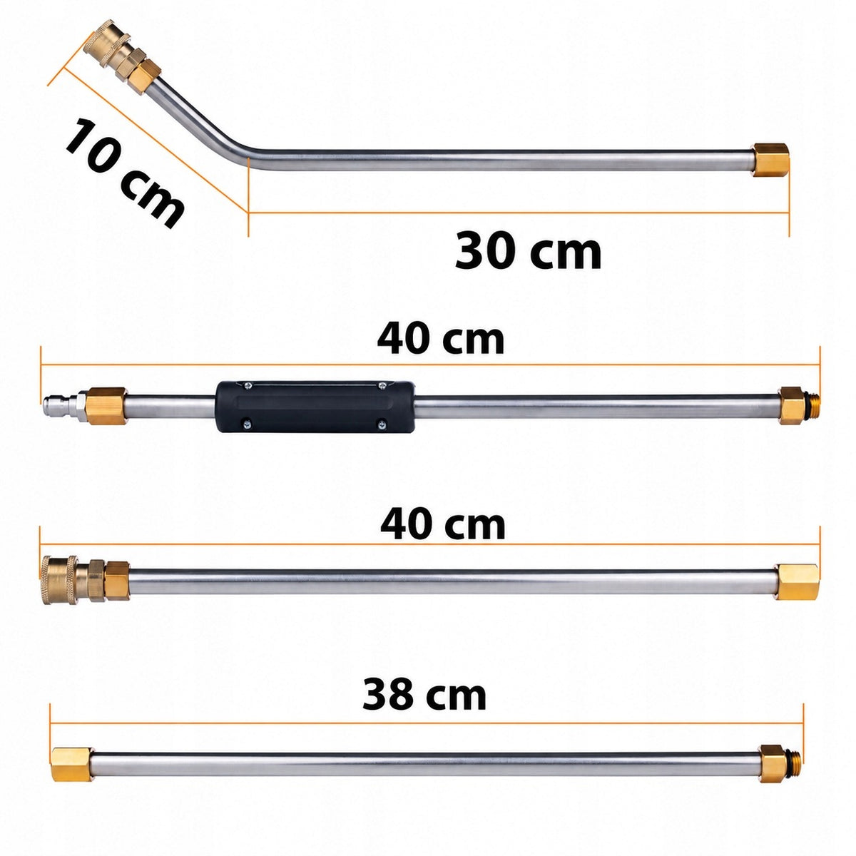 Washer Extension Set for Home, Extension Lance for Pressure Washer Packaging status original