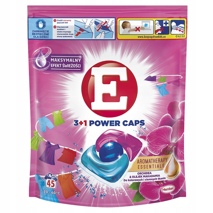 Washing Capsules E 3+1 POWER for Colours 45pcs