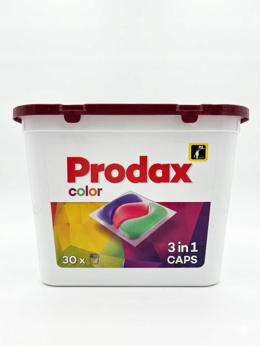 Washing capsules PRODAX Color3w1 30 pcs-Color protection and deep cleanliness