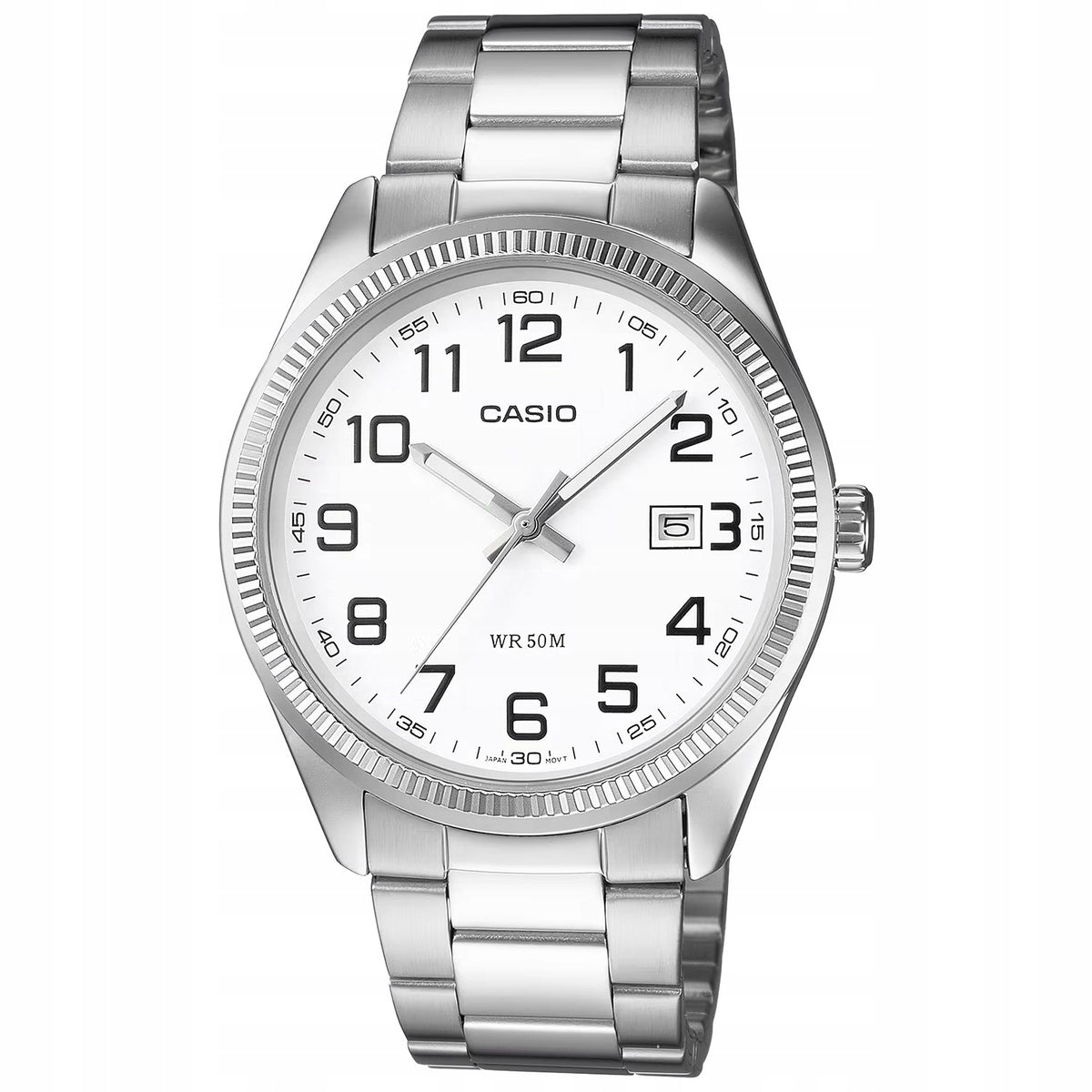 Watch Casio MTP-1302PD-7BVEF silver on bracelet Brand CASIO