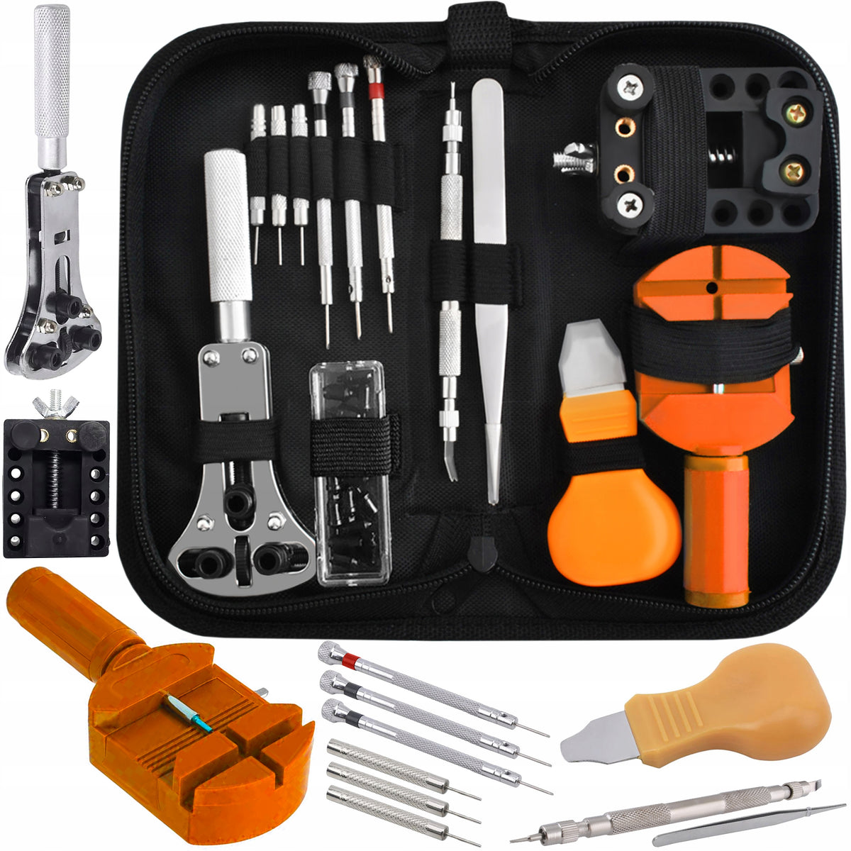 Watchmaking Set Tools Key Imak for Watch Repair + XXL Case