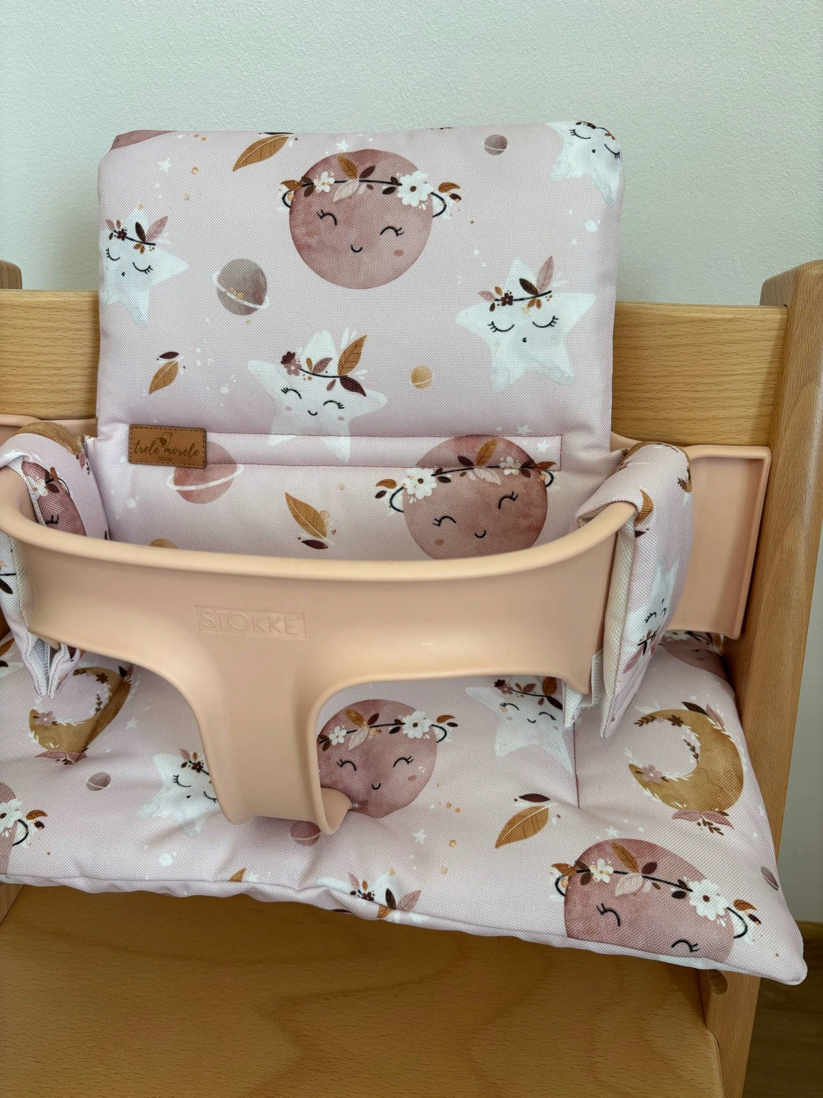 Waterproof Cushions for Stokke Tripp Trapp 2in1 Moons Roses