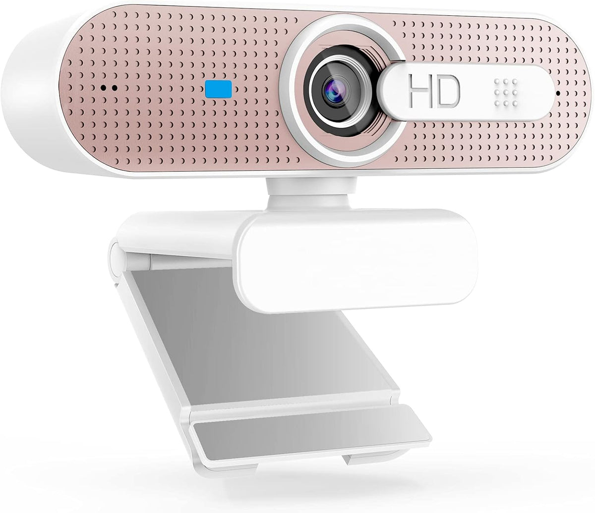 Webcam 1080P with Microphone Full HD pink
