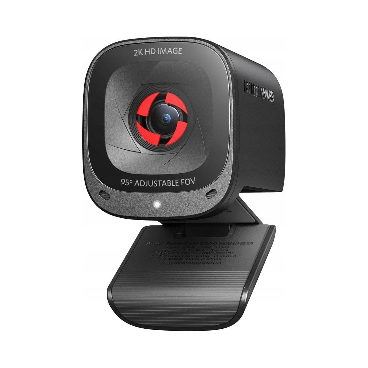 Webcam Anker C200 2K 5MP USB-C Microphone AI Privacy Mode
